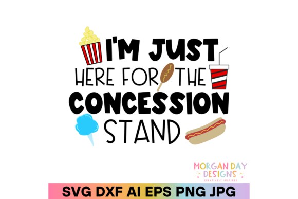 Concession SVG for Crafts and Graphics