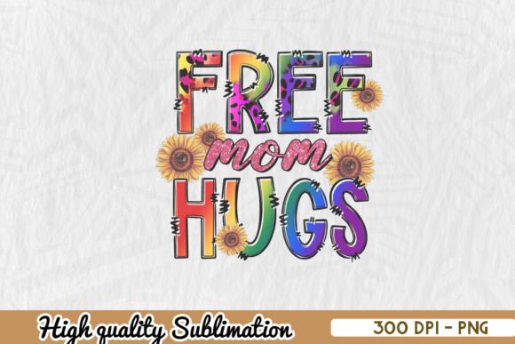 Free Mom Hugs PNG: Graphics for Crafts & Branding