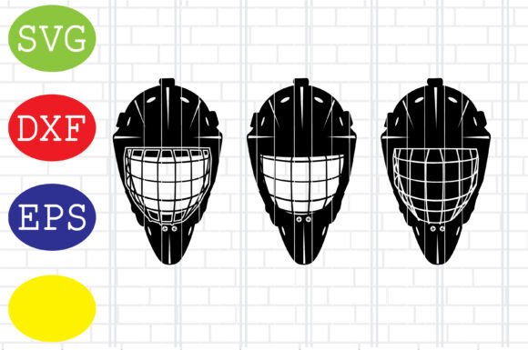 Goalie Mask Svg: Bold Graphics for Crafts