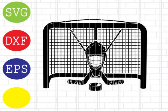 Hockey Goalie Net Svg: Graphics for Crafts