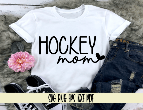 Hockey Mom with Heart: Graphics for Real Crafts