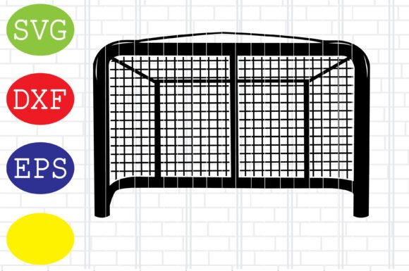 Hockey Net Vector SVG Files for Crafts & Graphics
