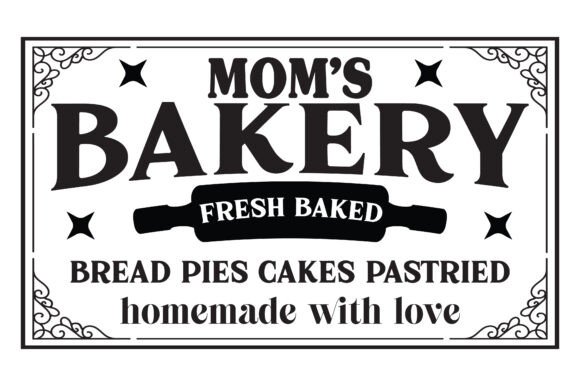 Mom's Bakery Graphics: Fresh Crafts for Branding