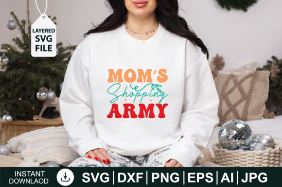 Mom's Shopping Army: Retro Graphics for Crafts
