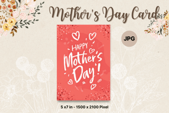 Mother's Day Card Love MOM Postcard_35
