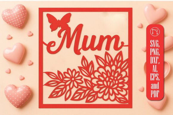 Mother's Day Gift Card SVG: Graphics & Crafts
