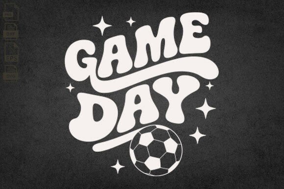 Soccer Game Day Vibes Mom: Graphics for Crafts