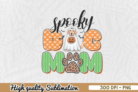 Spooky Dog Mom PNG: Graphics for Crafts & Brands