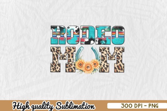 Western Rodeo Mom Sublimation PNG: A Designer's Review